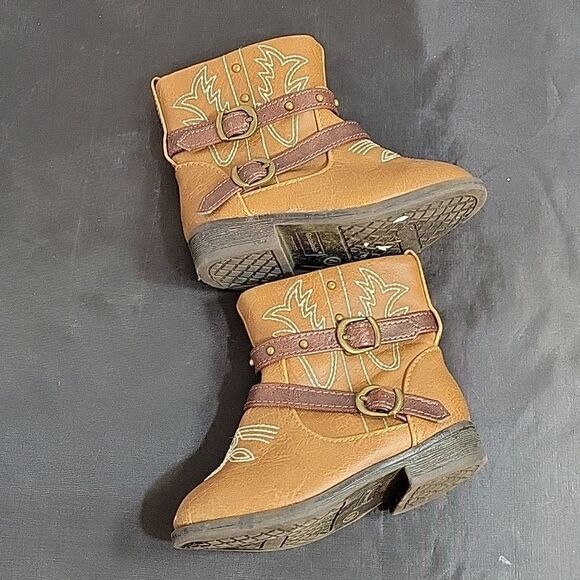 GARANIMAIS ROUND TOE ZIP CLOSURE ANKLE BABY BOOTIES - Picture 5 of 15